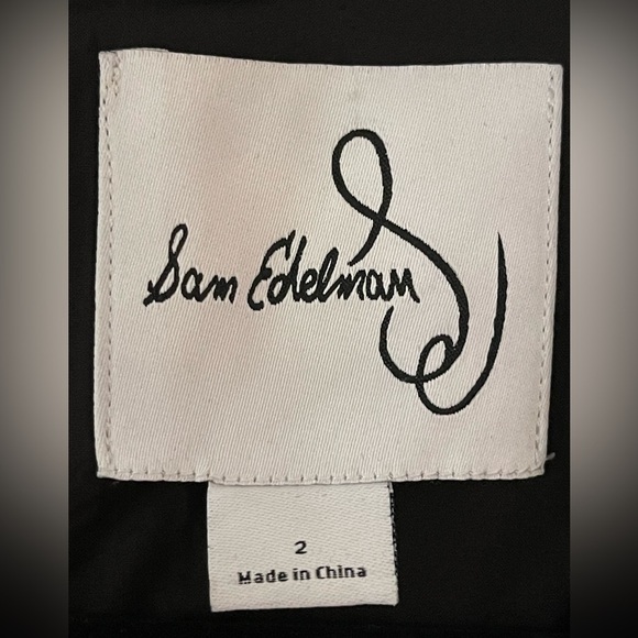 Sam Edelman Black Feather Embellished Cocktail Mini Dress size 2 EUC - Picture 3 of 6